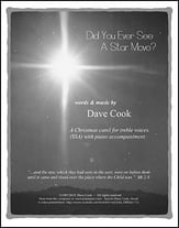 Did You Ever See A Star Move? SSA choral sheet music cover